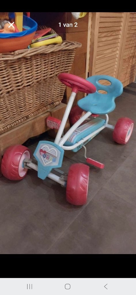 Hauck mini skelter peuter kleuter, Kinderen en Baby's, Speelgoed | Buiten | Skelters, Ophalen, Gebruikt, Overige merken