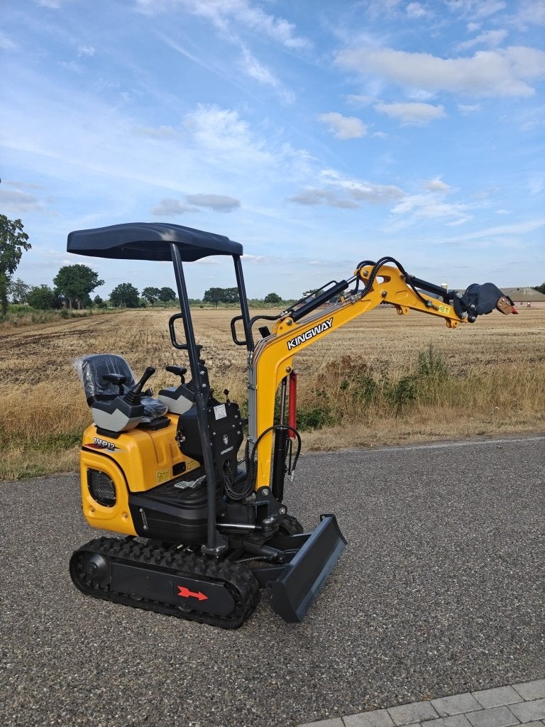 MINIGRAAFMACHINE KINGWAY VIP12 3JAAR GARANTIE JOYSTICK, Zakelijke goederen, Machines en Bouw | Kranen en Graafmachines, Verzenden