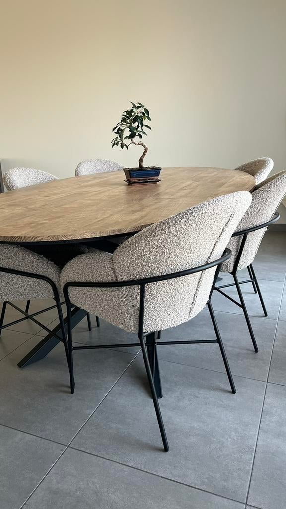 MAXFURN Deba stoelen, Ophalen, Zo goed als nieuw, Grijs