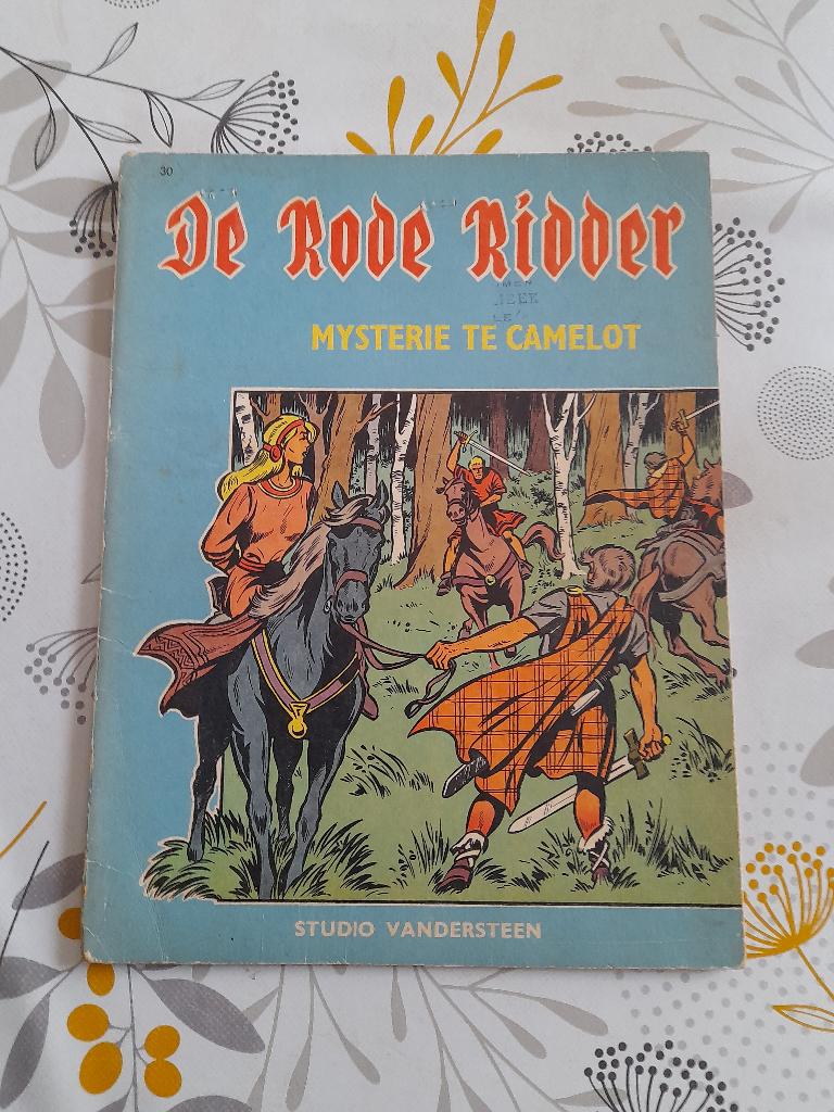 De rode ridder nr 30 "Mysterie te Camelot"eerste druk 1966, Boeken, Stripverhalen, Gelezen, Ophalen of Verzenden