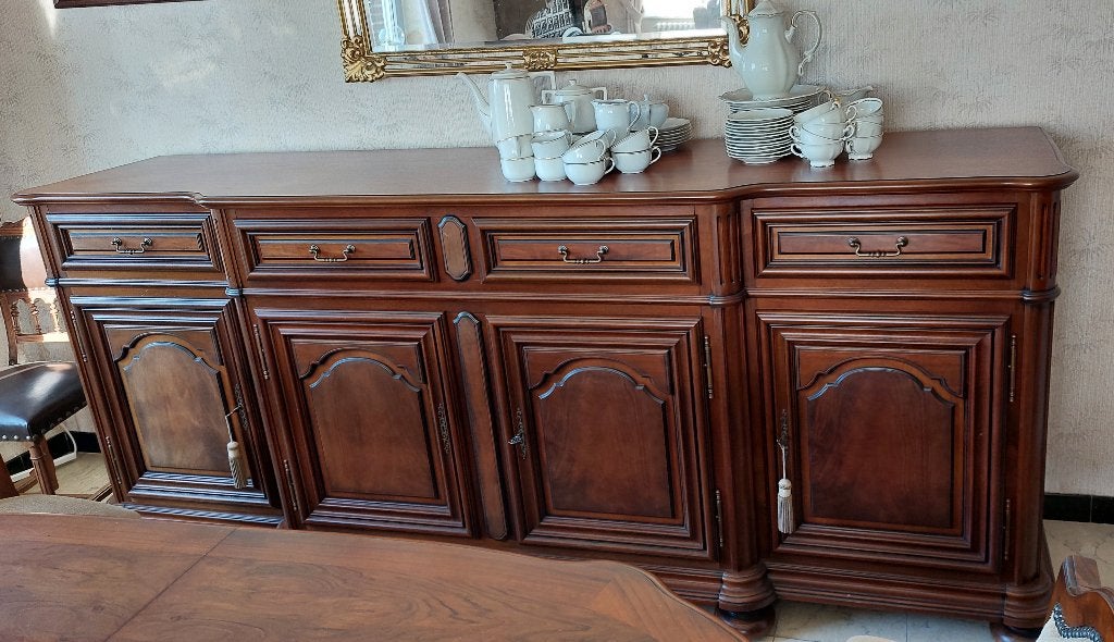 dressoir in Franse notelaar, Ophalen, Gebruikt, Overige houtsoorten, Met lade(s)