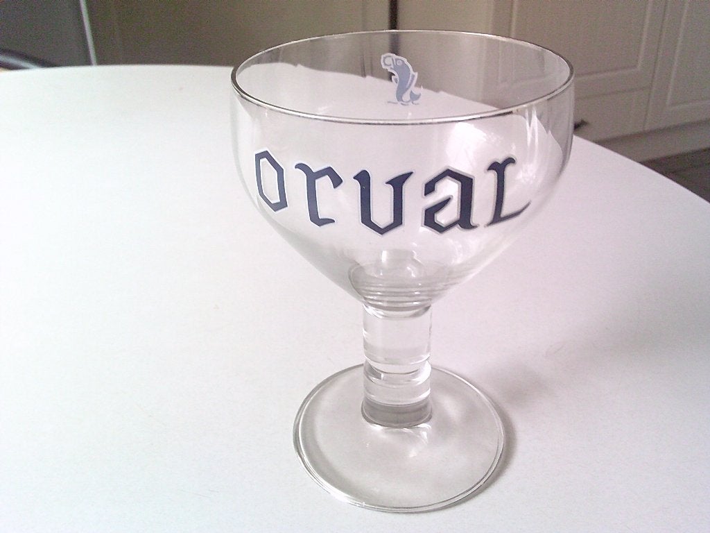 glas orval met facetten, Ophalen, Zo goed als nieuw, Glas of Glazen, Overige merken