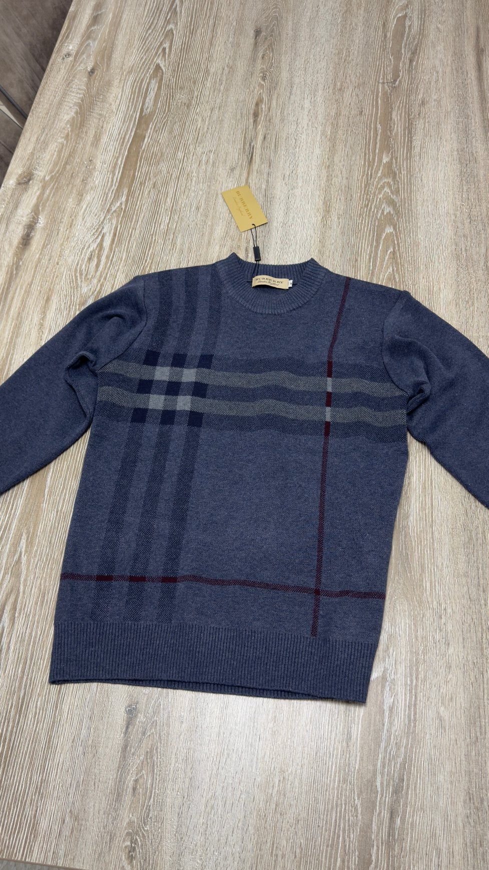 Burberry sweater, Ophalen of Verzenden, Nieuw, Maat 48/50 (M), Blauw