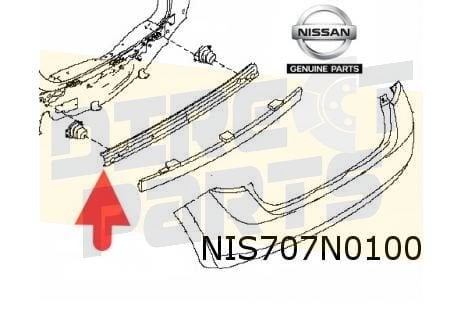 Nissan Note (8/13-5/17) achterbumperbalk (te spuiten) Origin, Auto-onderdelen, -, Verzenden, -, Nieuw
