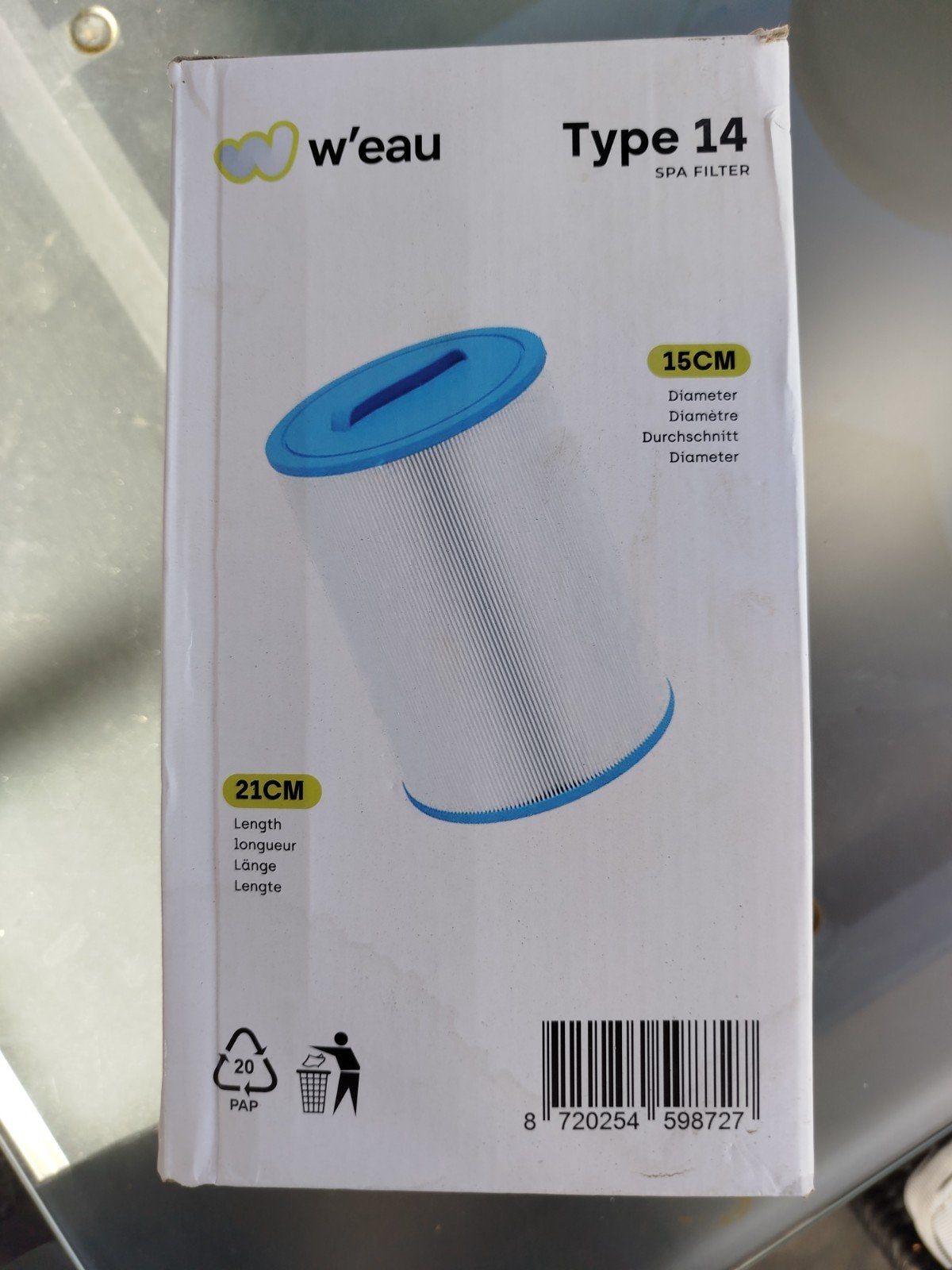 Jacuzzi spafilter type 14 (o.a. SC714 of 6CH-940), Ophalen, Nieuw