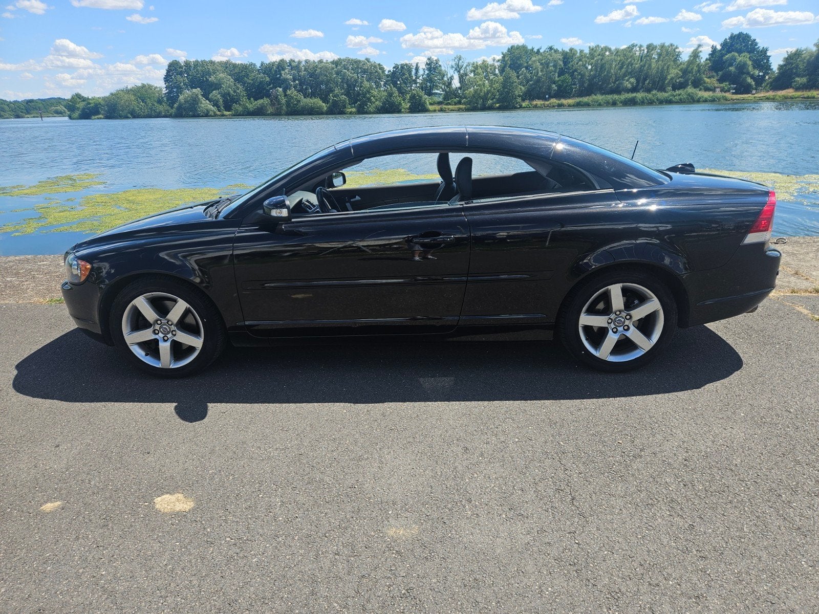 Volvo c70 cabriolet 2.4 D full options, Auto's, Automaat, C70, Cabriolet, Leder