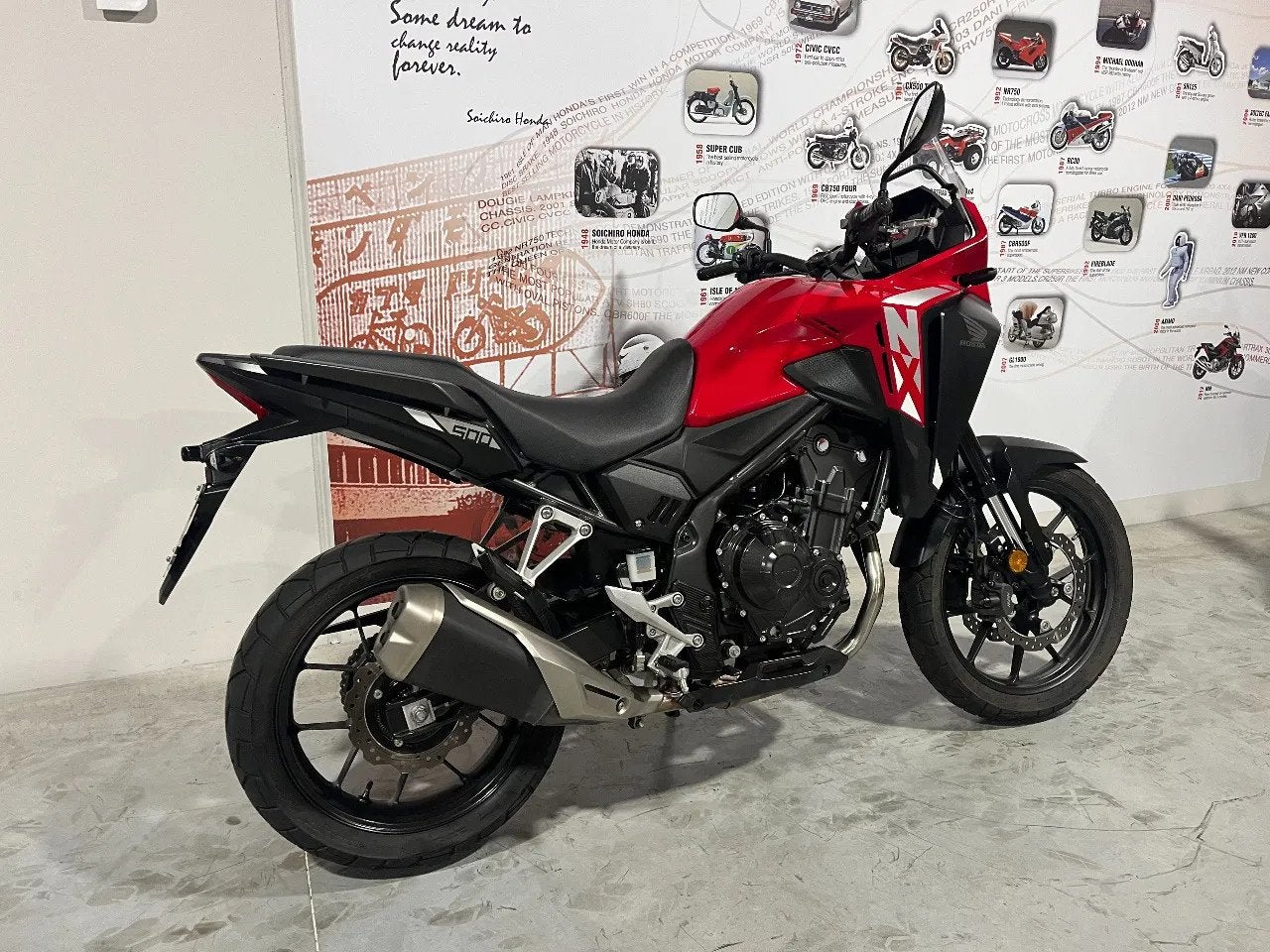 Honda NX500 leuke alleskunner (BTW moto), Entreprise, 12 à 35 kW, Autre, 500 cm³
