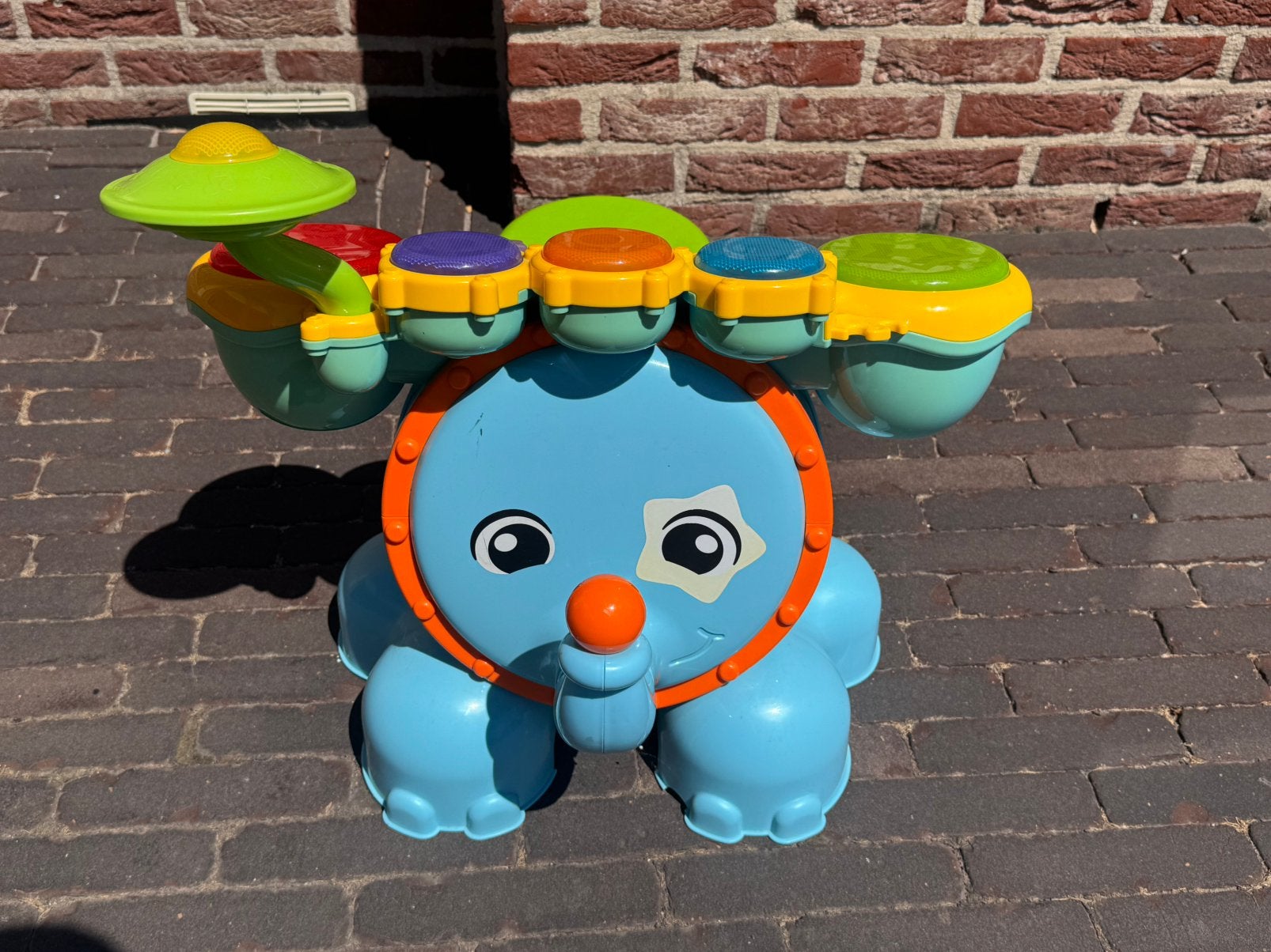 VTECH drumstel olifant, Kinderen en Baby's, Ophalen, Zo goed als nieuw