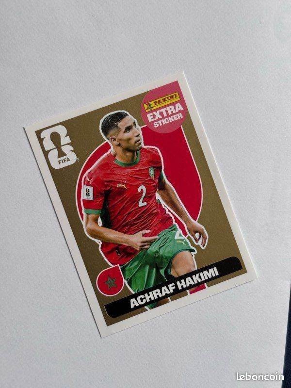 Autocollant supplémentaire doré Achraf Hakimi, Hobby & Loisirs créatifs, Jeux de cartes à collectionner | Autre, Enlèvement, Neuf