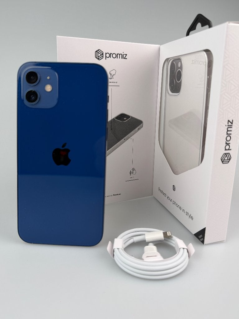 iPhone 12, 128 Go, batterie neuve, bleu, Télécoms, 128 GB, Enlèvement ou Envoi, Reconditionné, IPhone 12