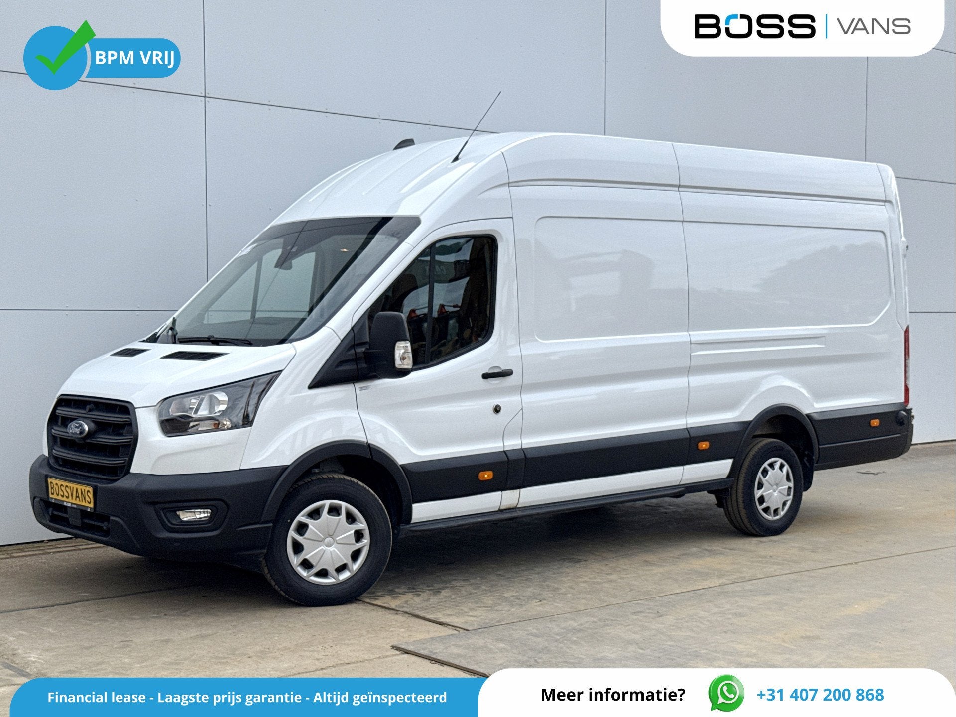 Ford Transit DC 2.0 TDCI 165PK L4H3 Dubbele Cabine Airco Cru, Autos, Camionnettes & Utilitaires, Achat, Entreprise, Boîte manuelle