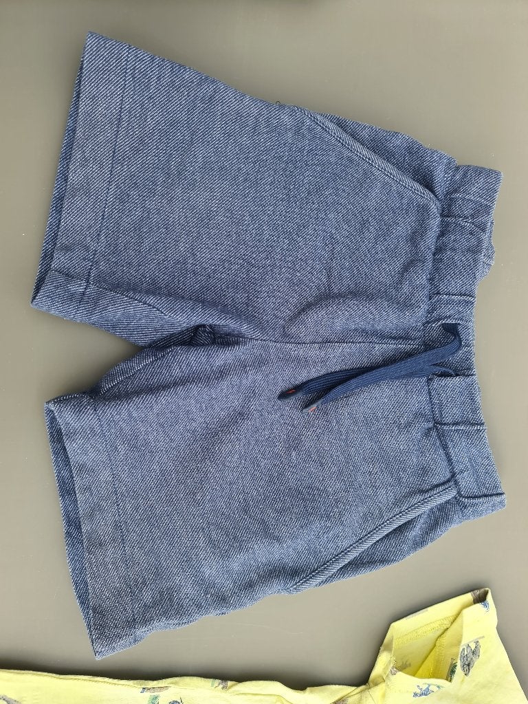jeans blauwe korte broek, Kidz Nation, 116, Ophalen, Zo goed als nieuw, Broek