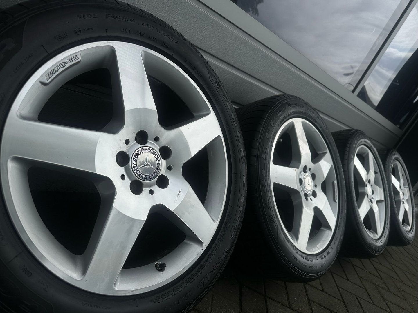 19" Mercedes GLE W166 ML W164 R klasse GL velgen zomerbanden, Pneus et Jantes, 255 mm, Véhicule de tourisme, Pneus été