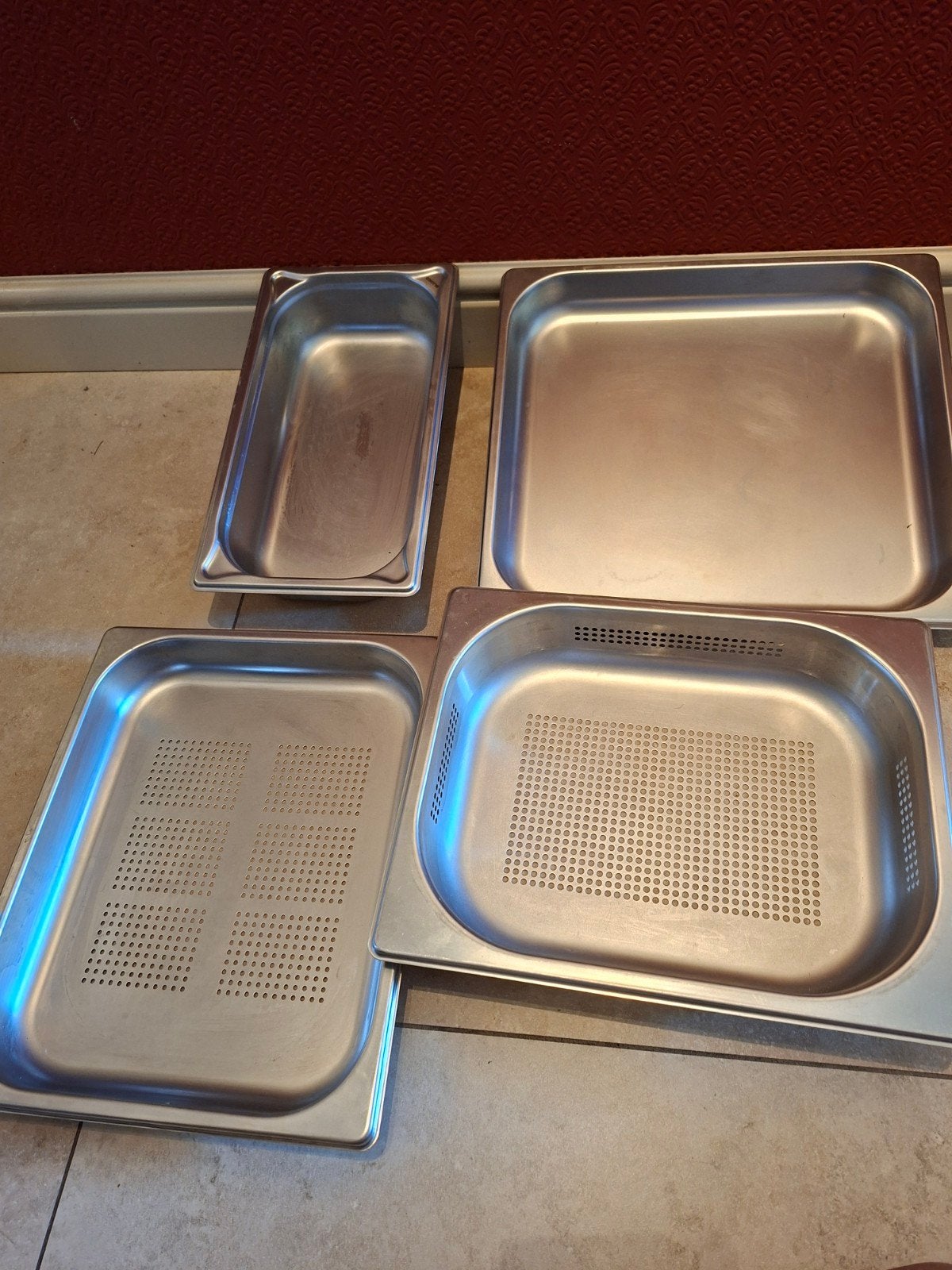 Set 4 gastronorm bakken, Ophalen