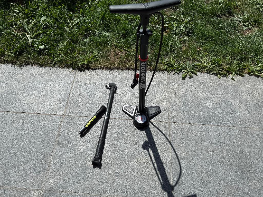Fietspomp X3, Ophalen