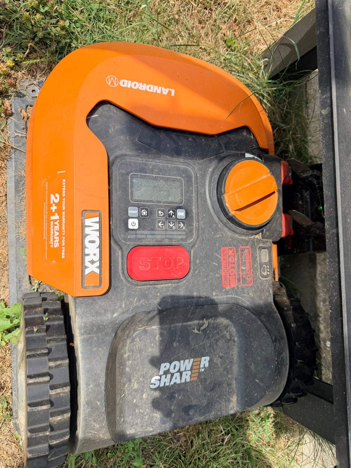 Worx M1000 robotmaaier, Ophalen, Gebruikt