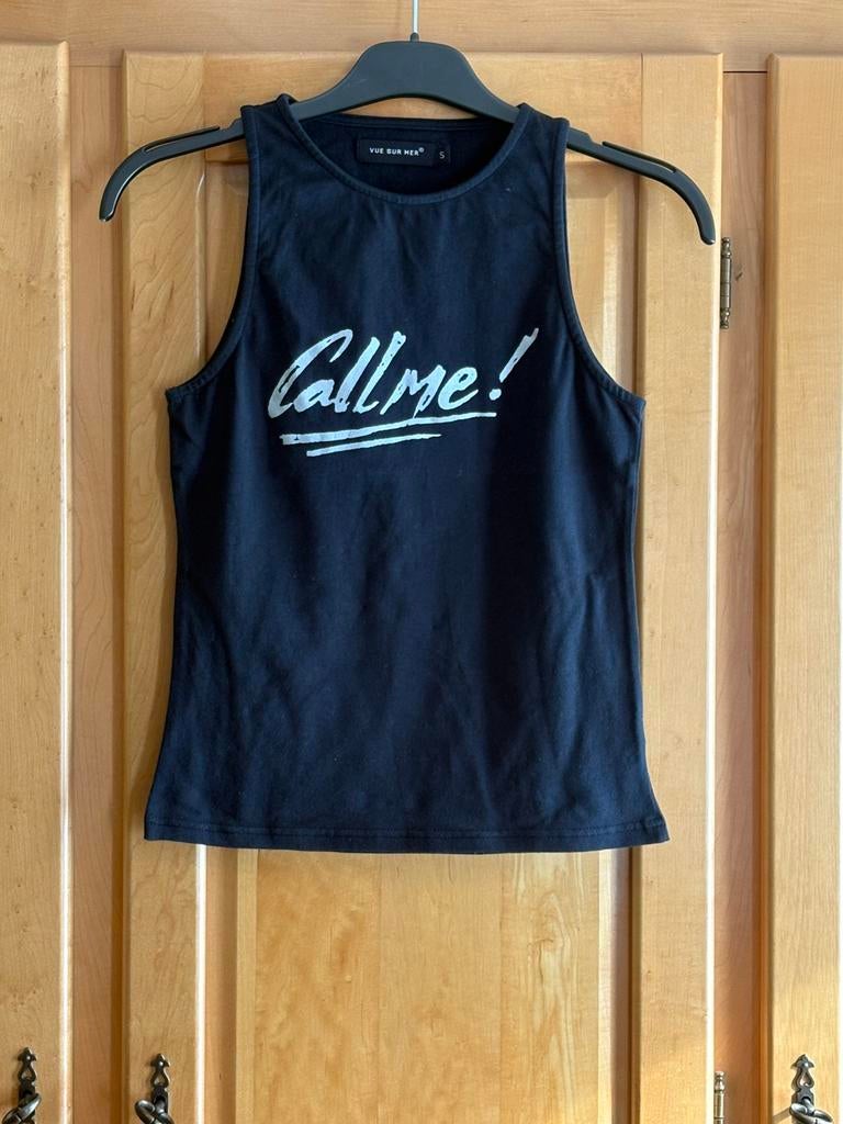 Top noir de la marque Vue Sur Mer (S)., Vêtements | Femmes, Sans manches, Enlèvement ou Envoi, Taille 36 (S), Comme neuf