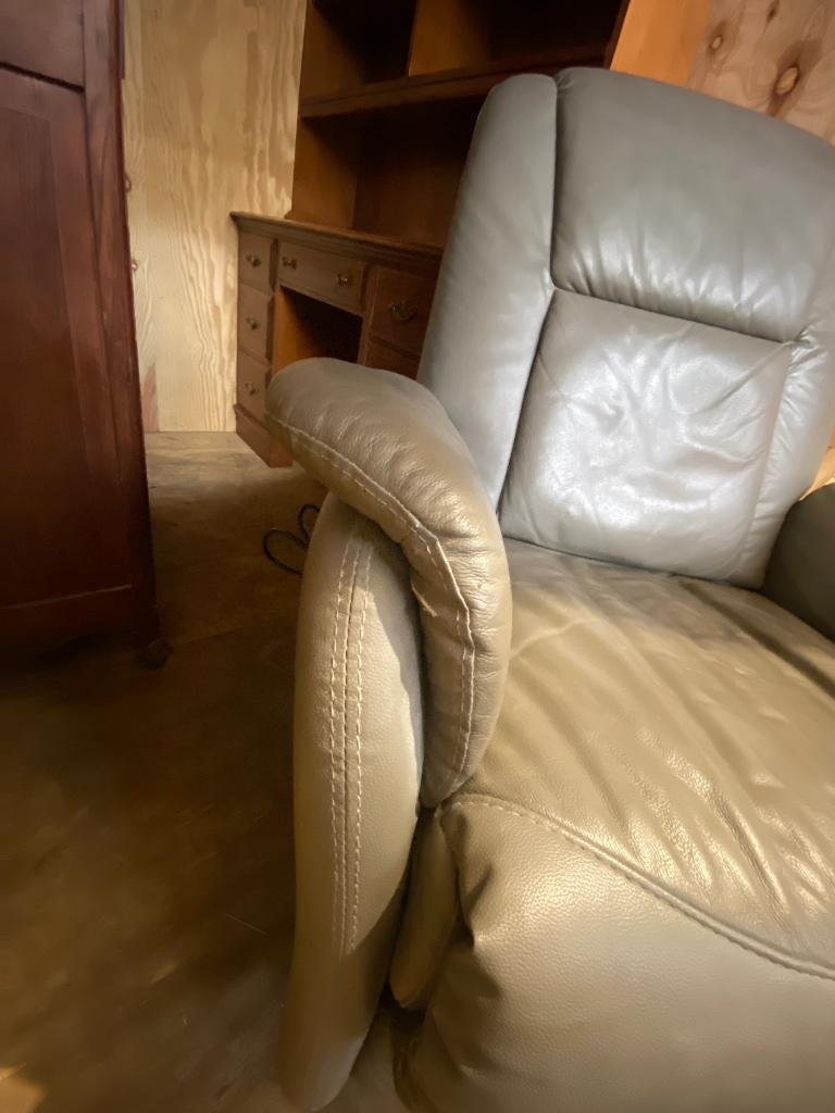 Fauteuil relaxe électrique, Enlèvement, Utilisé, Cuir