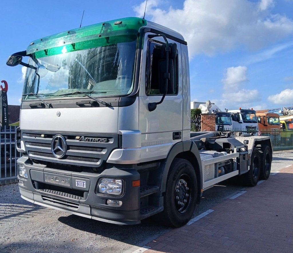 mercedes actros 2641  6x4 met containersysteem (58), Auto's, Mercedes-Benz, Bedrijf, Diesel, Te koop