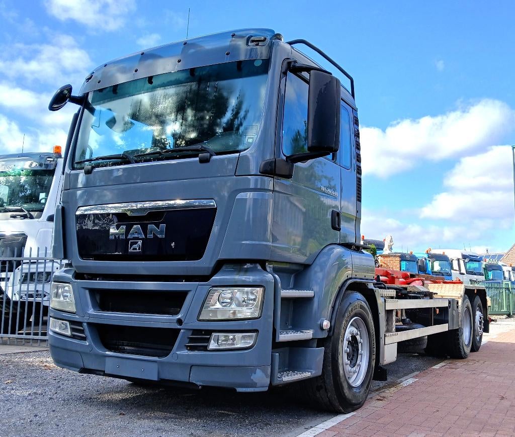 MAN TGS 26.440 6x2 met containersysteem (25), Auto's, Vrachtwagens, Euro 5, MAN, Bedrijf, Te koop