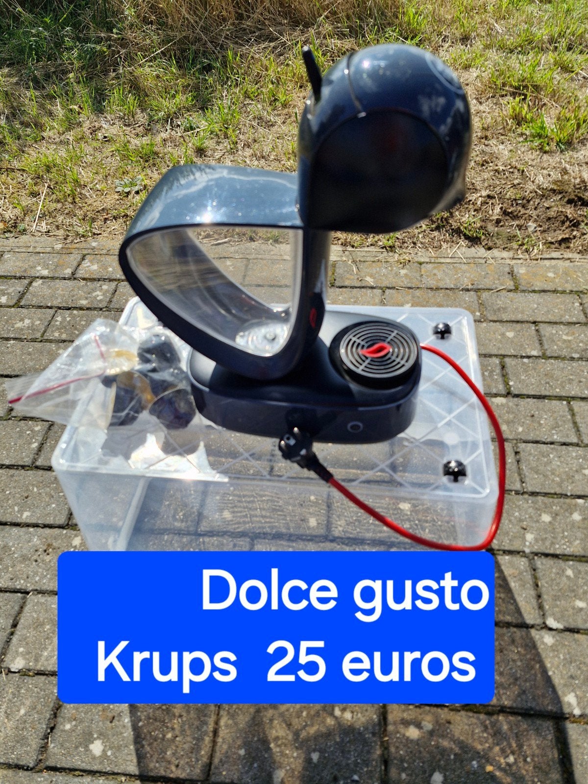 Dolce Gusto Krups Antraciet met enkele capsules, Ophalen