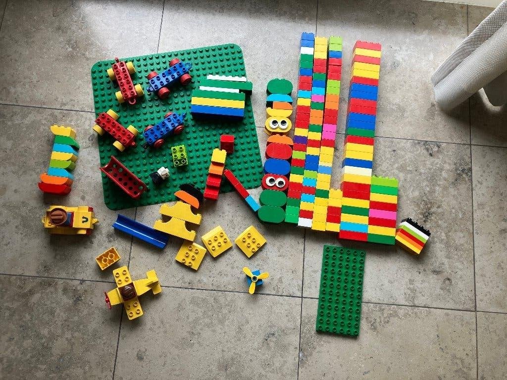 duplo losse stukken en bouwplaat, Ophalen, Gebruikt, Accessoire, Duplo