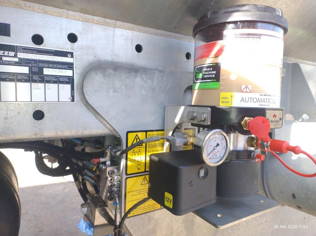 Opbouw automatisch smering centrale smeersystemen Lubecore, Ophalen, Fendt