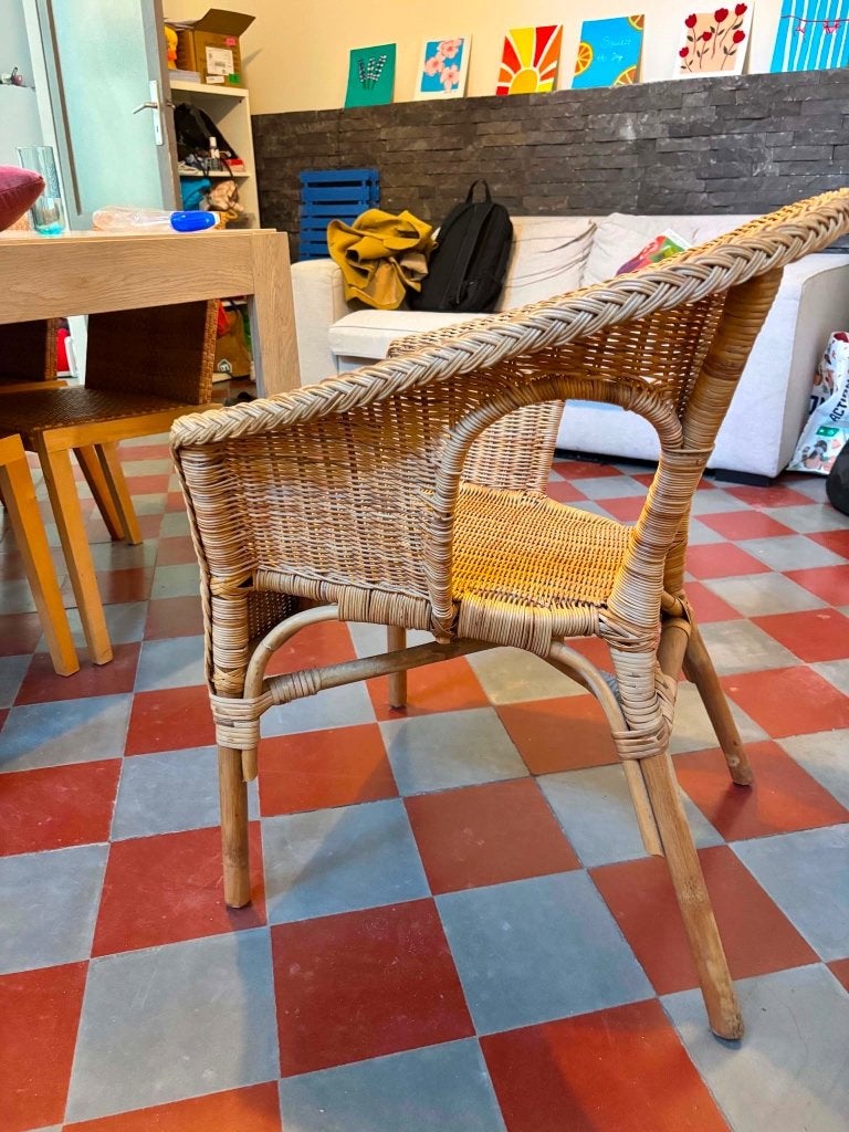 5 zeteltjes, Ophalen, Gebruikt, Overige kleuren, Riet of Rotan