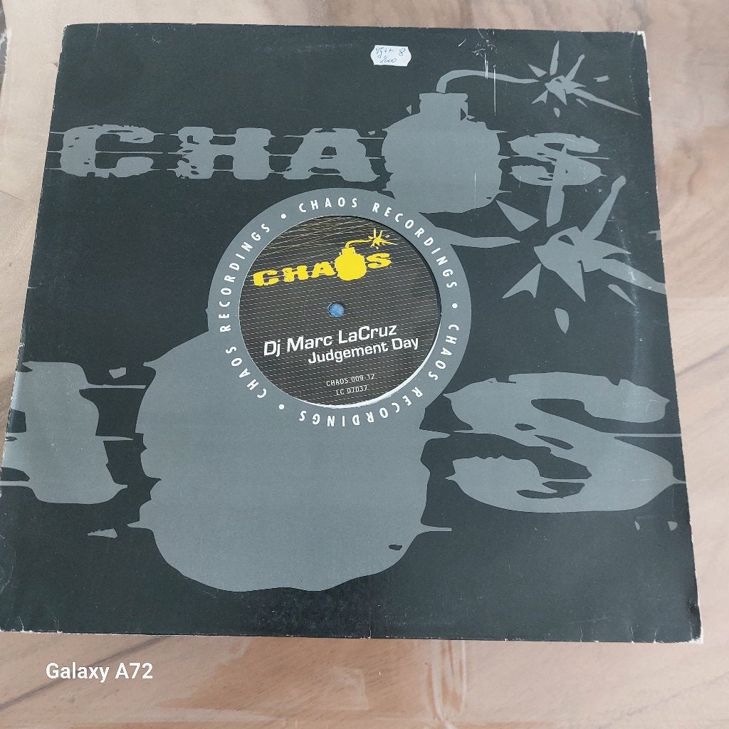 dj marc lacruz judgement day 12 inch maxi, CD & DVD, Vinyles | Dance & House, 12 pouces, Trance, Enlèvement ou Envoi, Utilisé