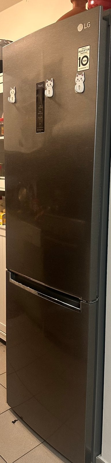 LG koelkast, Elektronische apparatuur, Koelkasten en IJskasten, Ophalen, Gebruikt, Met vriesvak, 160 cm of meer