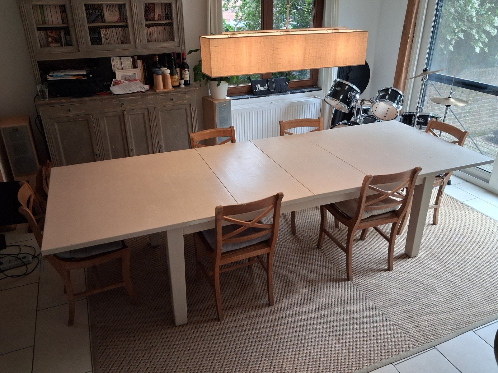 table en pin massif extensible 2m, 2,5m, 3m, Enlèvement, Pin