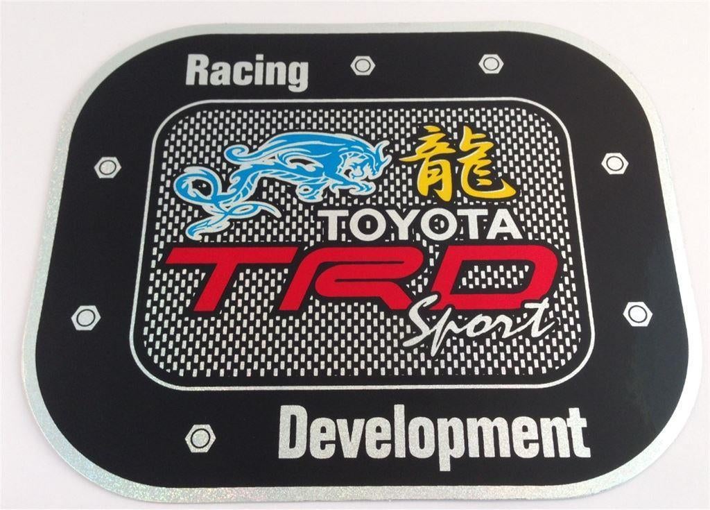 TRD Toyota Racing Development metallic sticker #6, Envoi