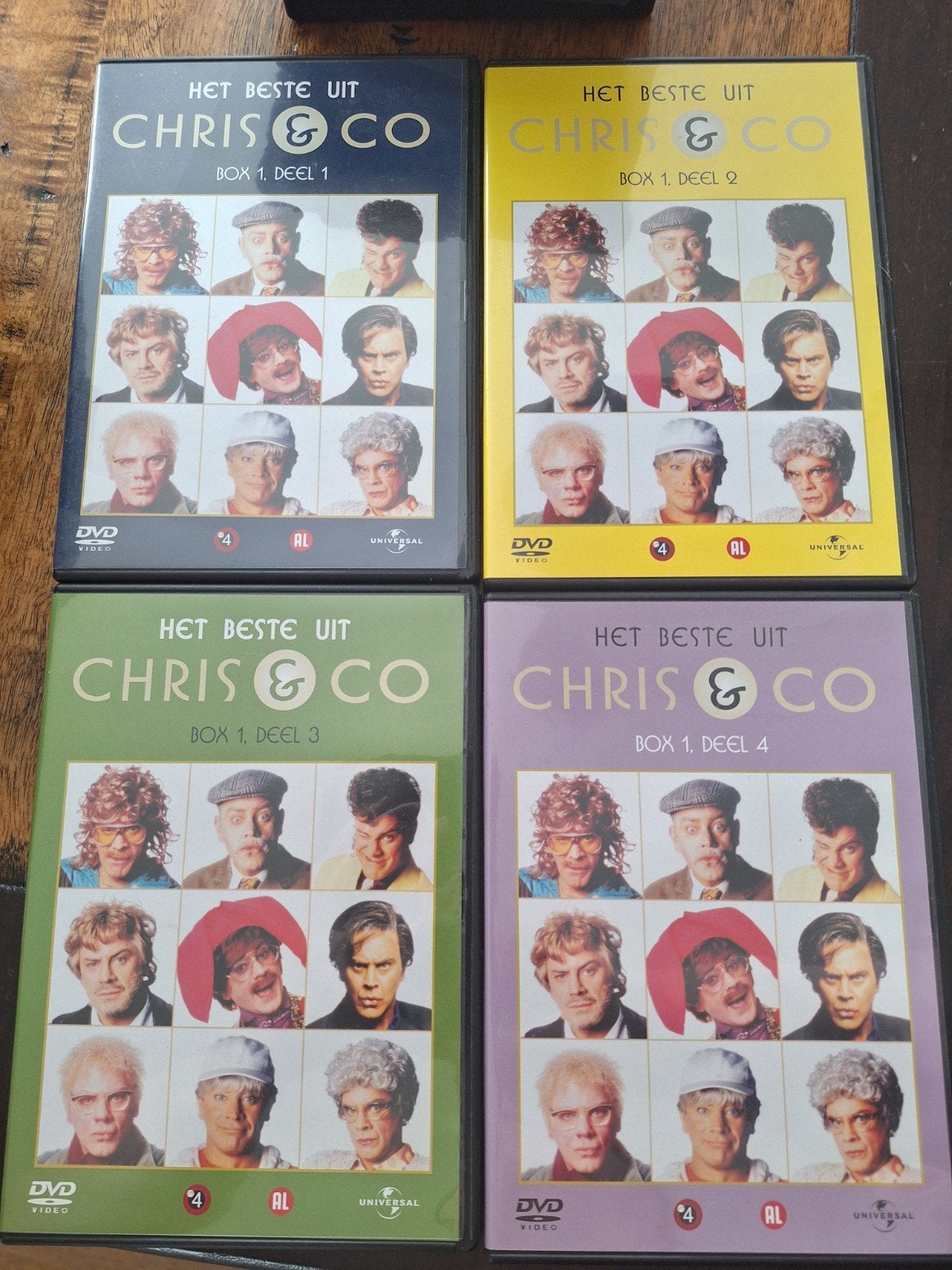 Het Beste uit Chris & Co - Box 1, Deel 1 t/m 4 (DVD), Enlèvement ou Envoi