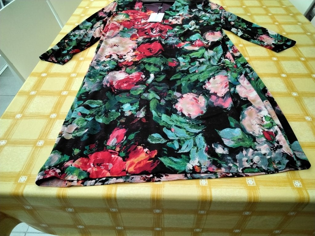 Mooi kleed Mayerline met lange mauwen maat 48, Mayerline, Meerkleurig, Maat 46/48 (XL) of groter, Nieuw