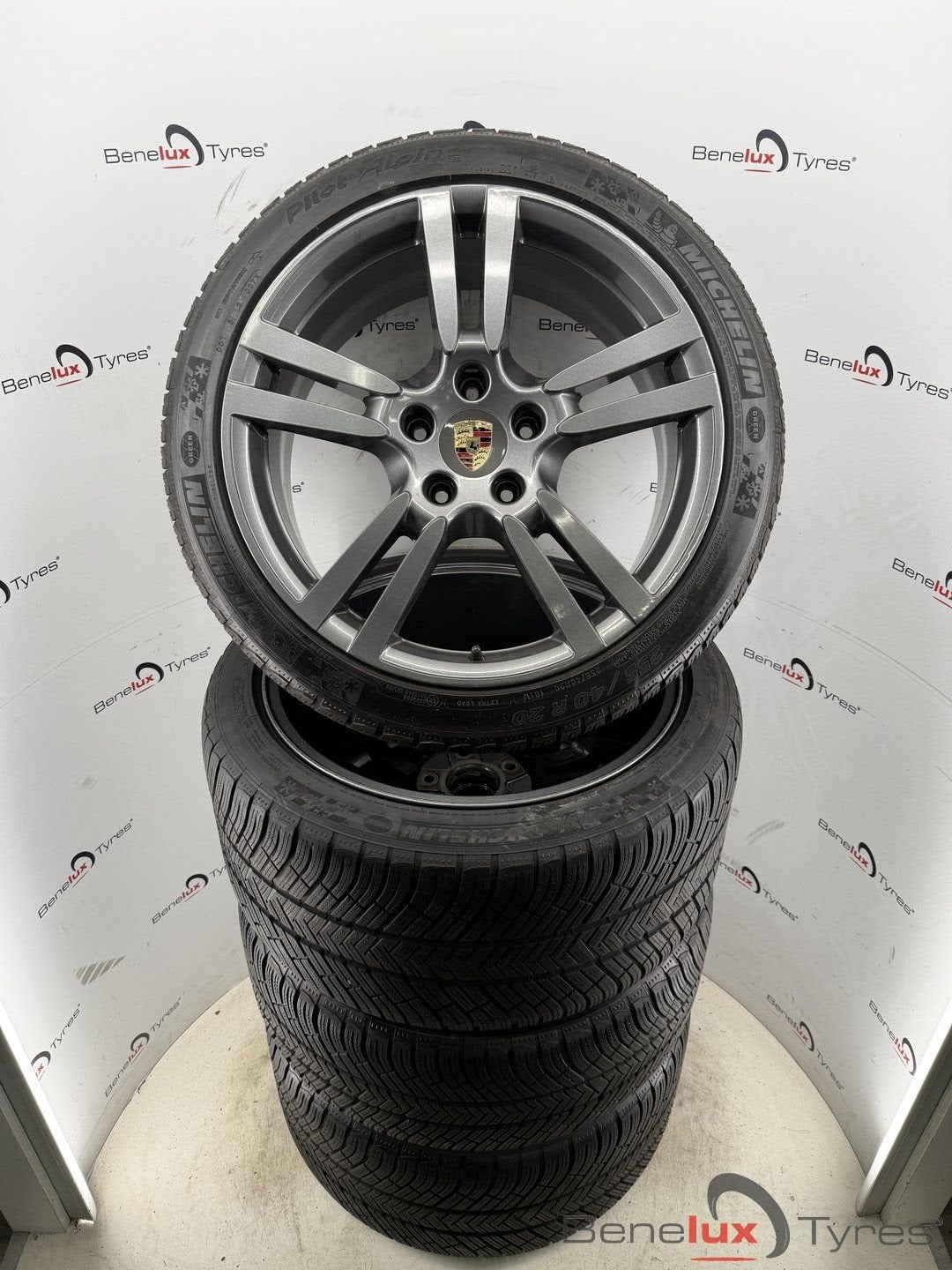 winter snow 20'' Porsche Panamera breedset 255/40 295/35 R20, Auto-onderdelen, Banden en Velgen, Gebruikt, 295 mm, -, -