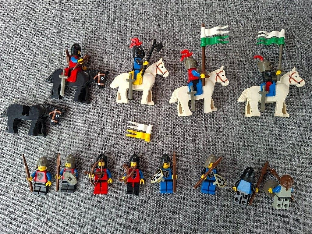 LEGO Castle vintage chevaliers années 80-90, Enlèvement ou Envoi, Lego, Minifigurine, Utilisé
