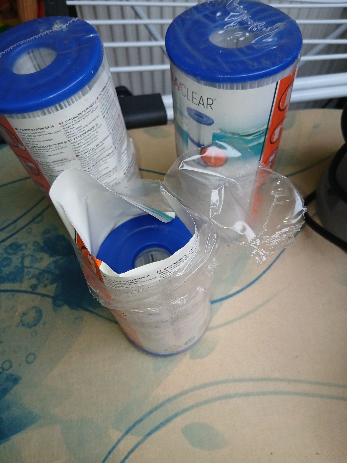 bestway zwembad 3meter op 2 meter in vrij goede staat, Ophalen, Gebruikt, Afdekzeil