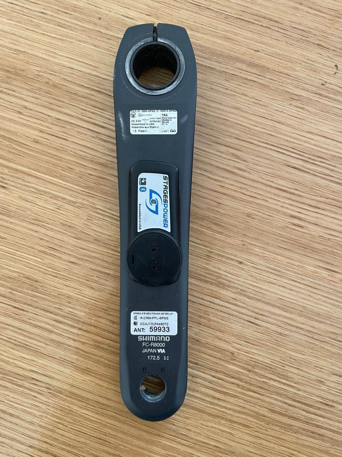 Shimano Ultegra Stages Power L R8000 powermeter 172.5 mm, Enlèvement ou Envoi, Comme neuf