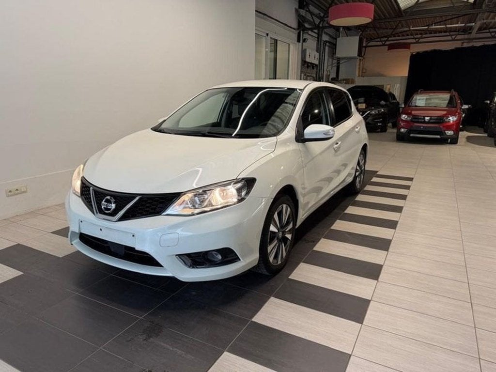 Nissan PULSAR DIG-T Acenta Benzine Manueel/Camera/GPS/Garan, Auto's, Nissan, Emergency brake assist, Wit, 5 deurs, 117 g/km