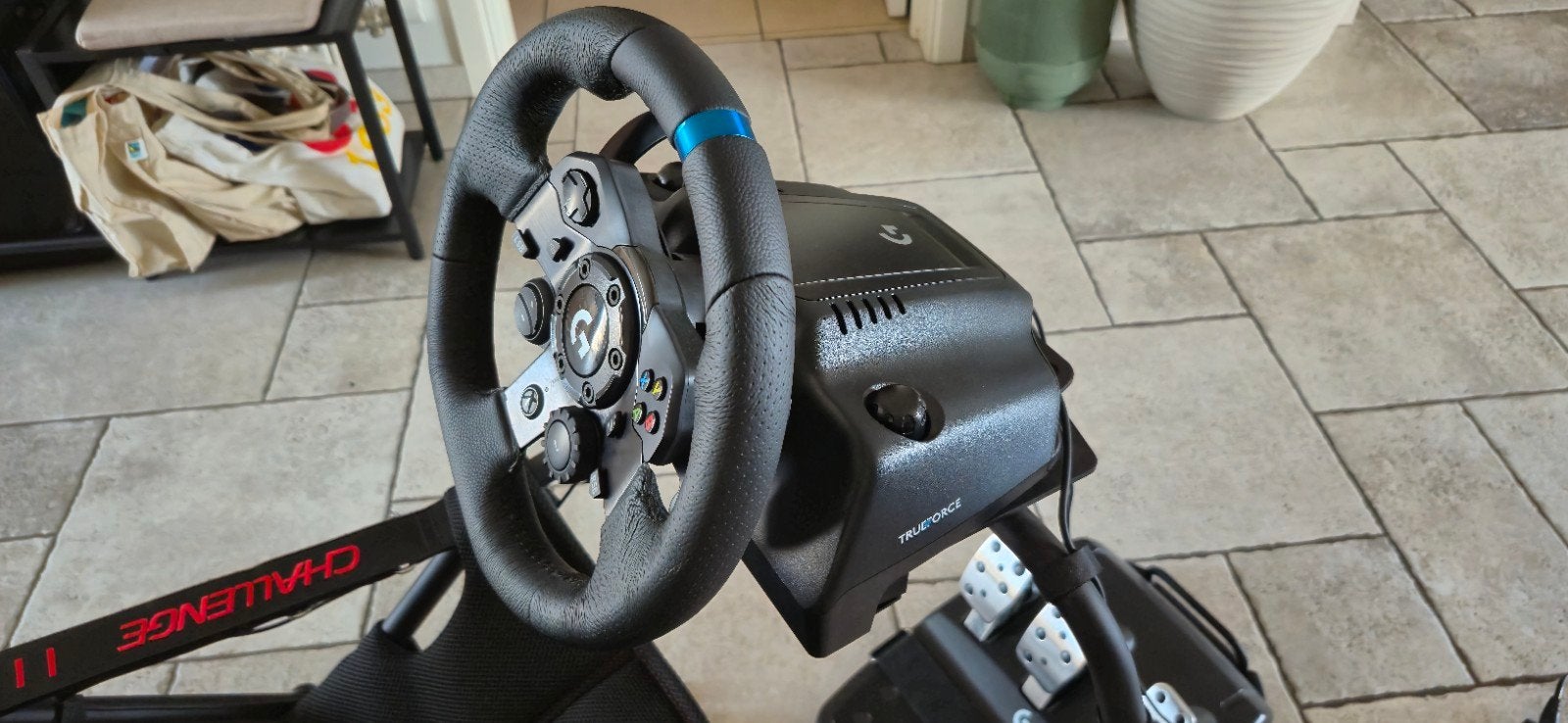 logitec g29 en stoel, Enlèvement ou Envoi, Utilisé