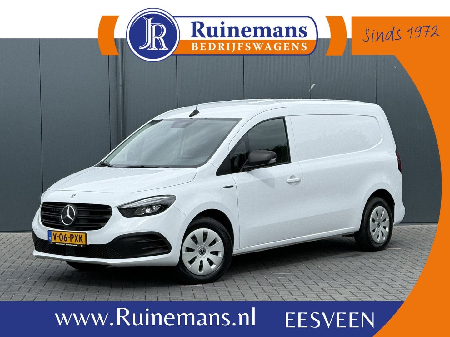 Mercedes-Benz eCitan 112 Pro L2H1 / 51 kWh / RIJKLAAR !! / 3, Automaat, Wit, Mercedes-Benz, Elektrisch
