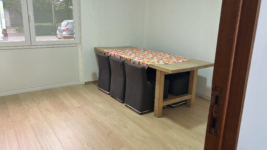 Eiken massief tafel, Huis en Inrichting, Tafels | Eettafels, Ophalen