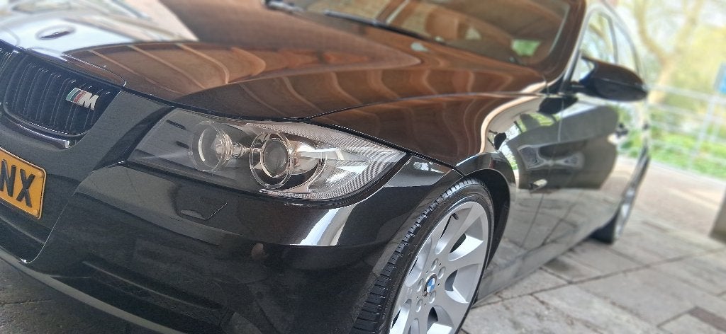 BMW 325i, Auto's, BMW, Achterwielaandrijving, Zwart, Leder, Bruin