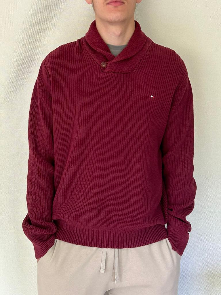 Pull Tommy Hilfiger col montant taille L, Maat 52/54 (L), Tommy Hilfiger, Ophalen of Verzenden, Gedragen