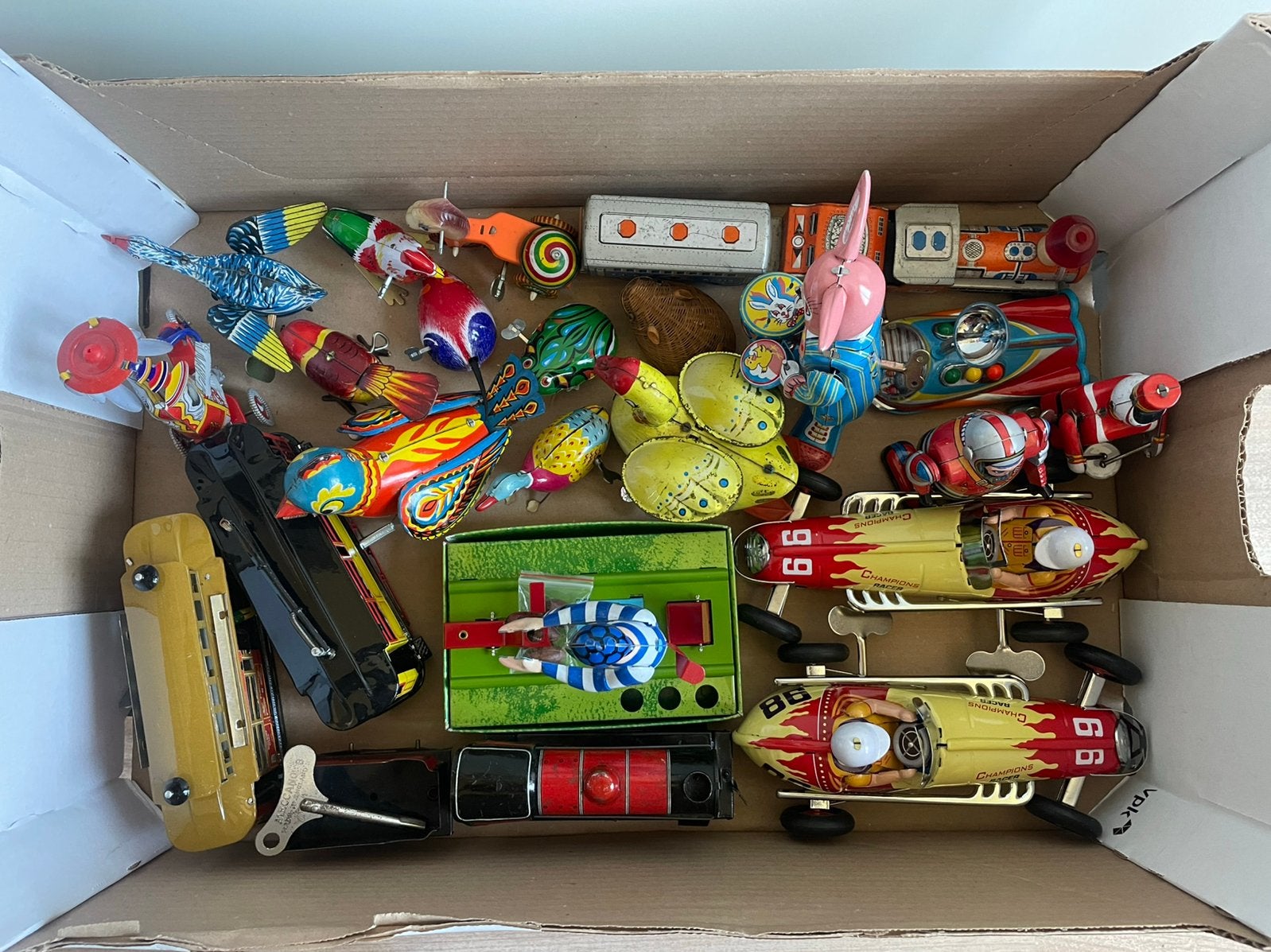 Lot blikken speelgoed, Ophalen of Verzenden