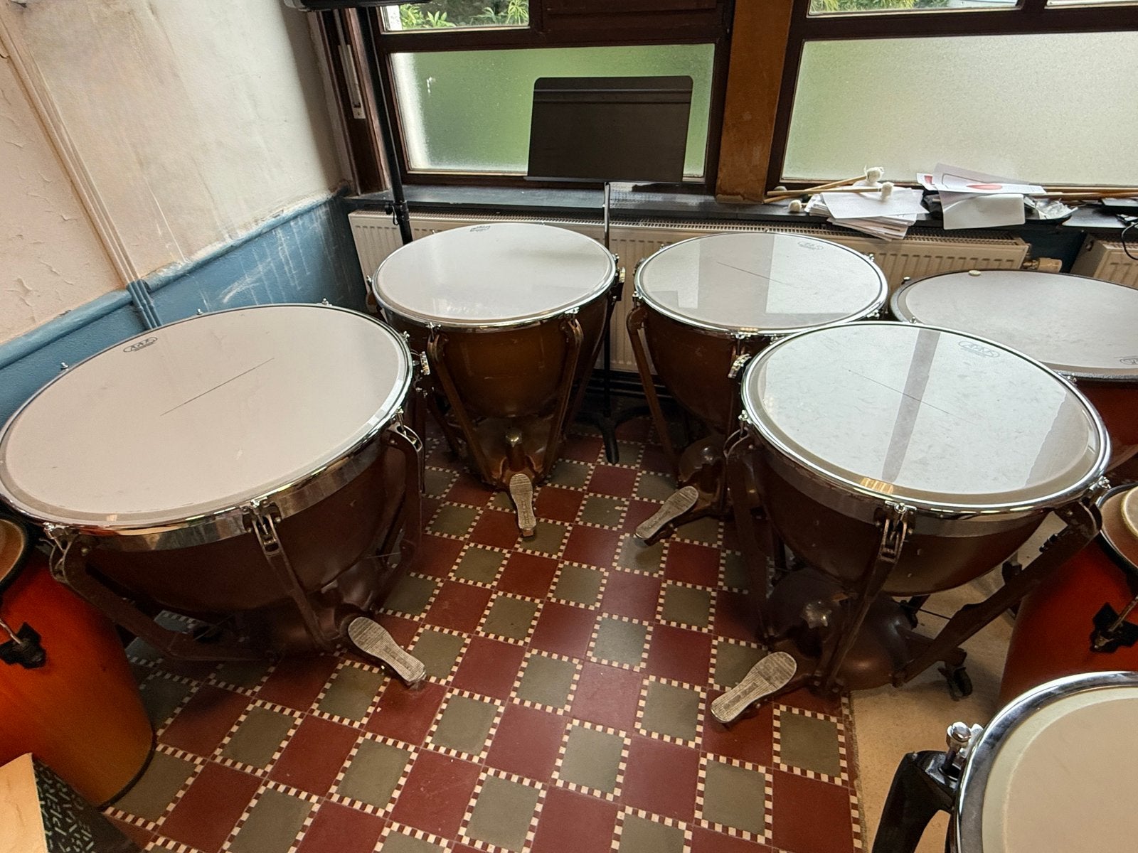 Ludwig Chicago Symphonic Paukenset, Musique & Instruments, Enlèvement, Utilisé, Ludwig