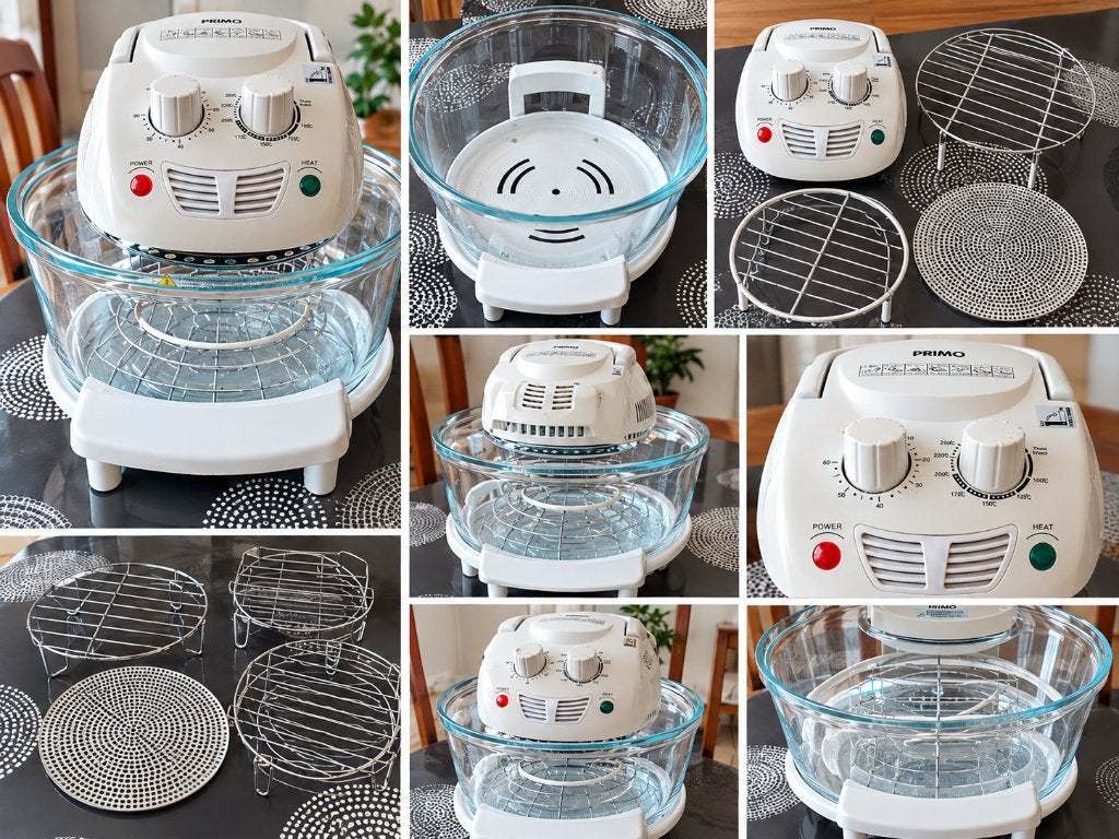 Autocuiseur à infrarouge PRIMO avec cuve en verre+accessoire, Enlèvement ou Envoi, Verre, Utilisé, Autres marques