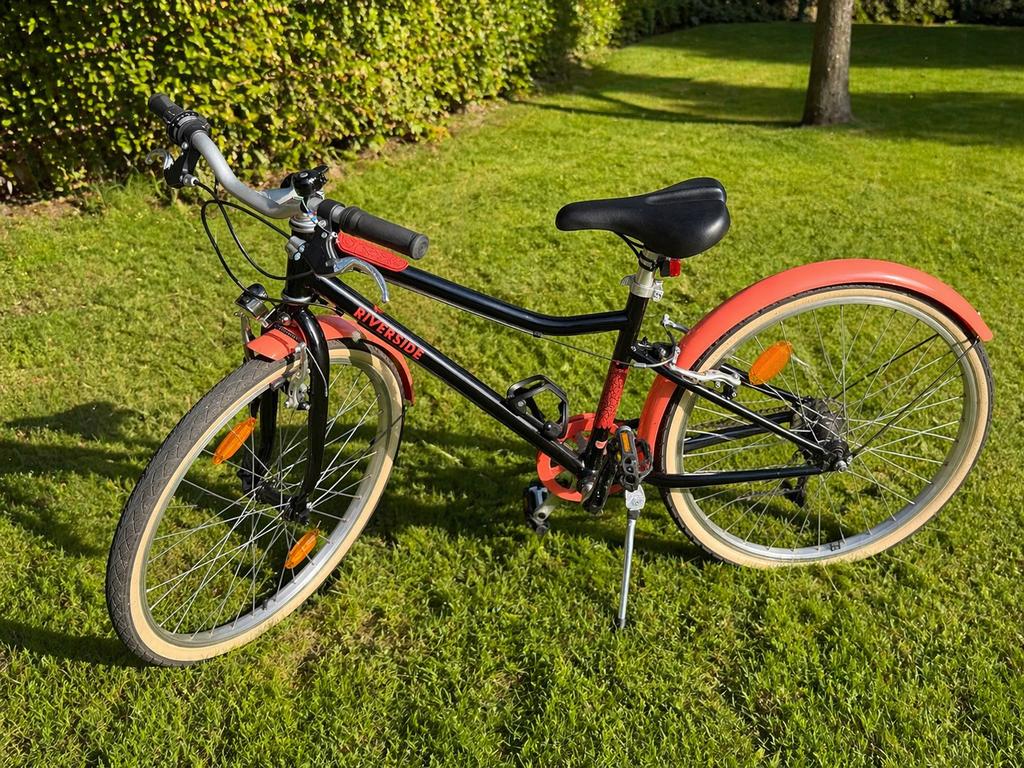 BTWIN Riverside 500 kinderfiets 24 inch, Ophalen, Zo goed als nieuw, 24 inch, Versnellingen