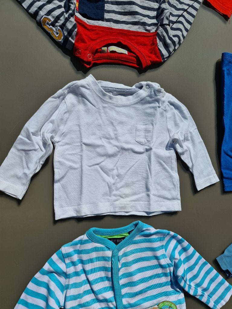 witte pull, trui, longsleeve 74cm, Enfants & Bébés, Enlèvement, Comme neuf