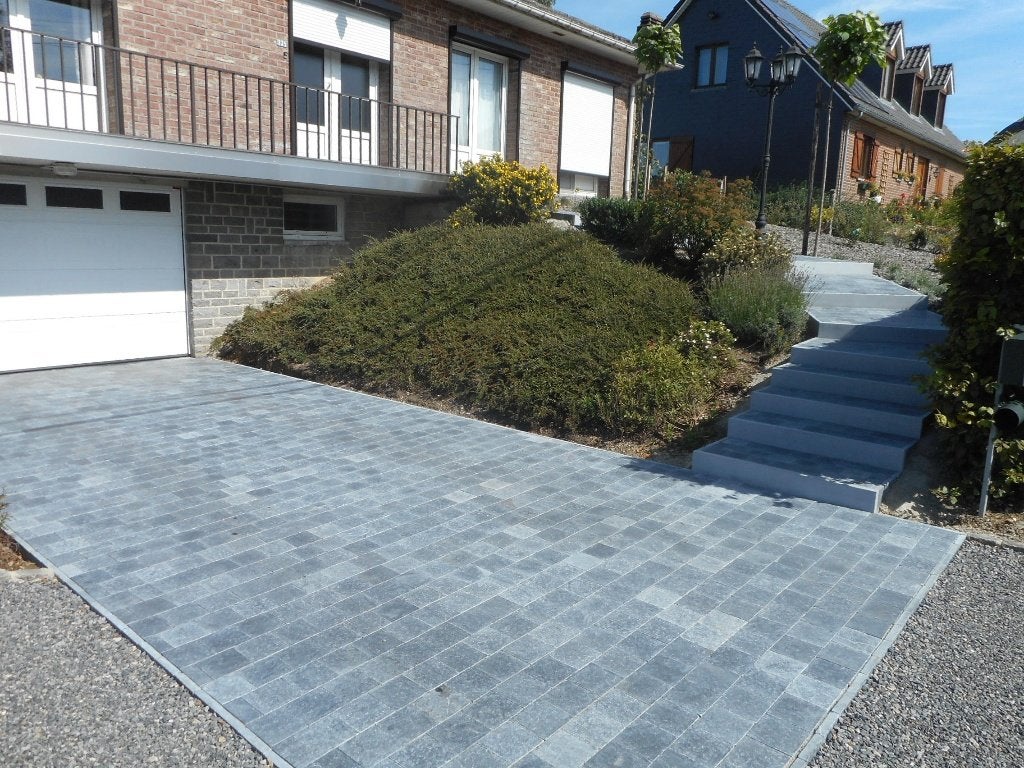 PAVÉS EN PIERRE BLEUE DU VIETNAM – 1er CHOIX, Jardin & Terrasse, Enlèvement, Neuf